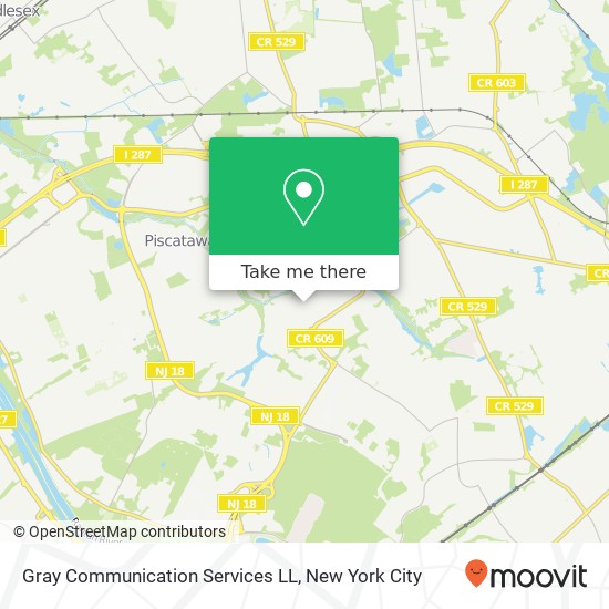Gray Communication Services LL map