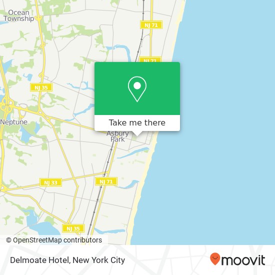 Delmoate Hotel map