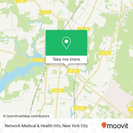 Network Medical & Health Info map