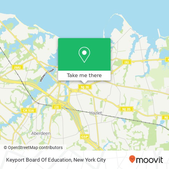 Mapa de Keyport Board Of Education