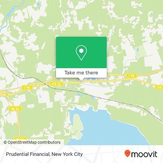 Prudential Financial map