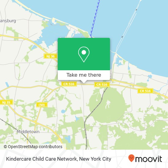 Mapa de Kindercare Child Care Network