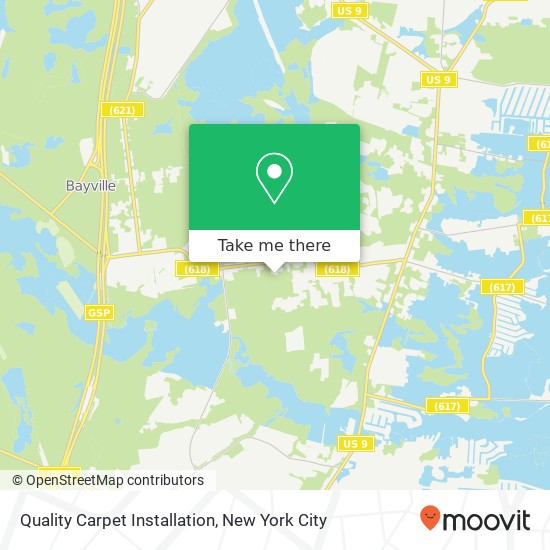 Quality Carpet Installation map