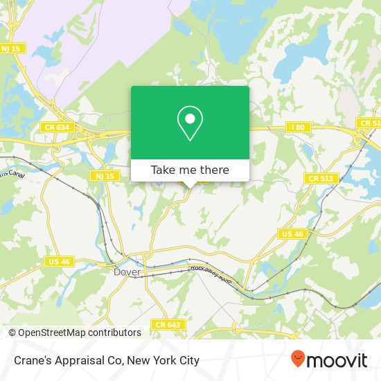 Mapa de Crane's Appraisal Co