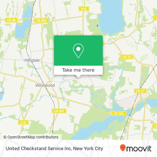 Mapa de United Checkstand Service Inc