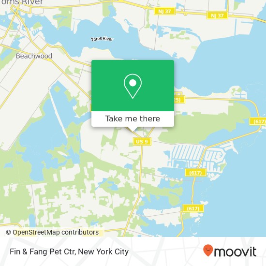 Fin & Fang Pet Ctr map