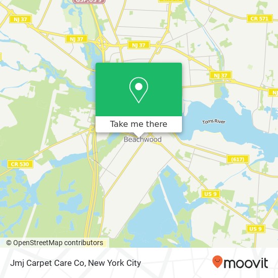 Jmj Carpet Care Co map