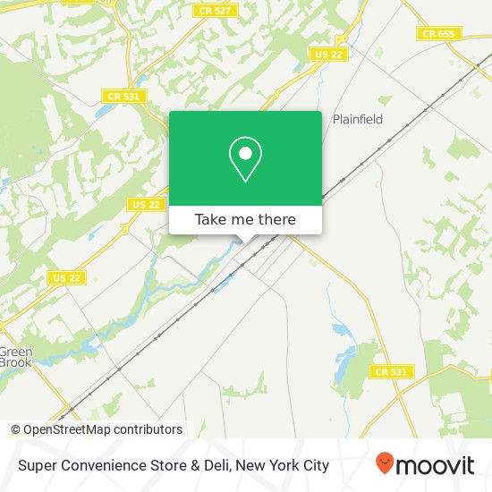 Mapa de Super Convenience Store & Deli