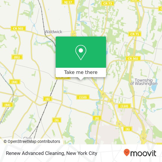 Renew Advanced Cleaning map