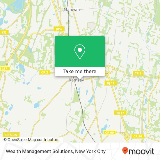 Wealth Management Solutions map