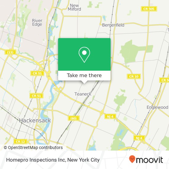 Mapa de Homepro Inspections Inc