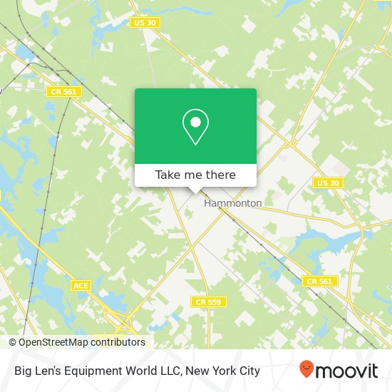 Mapa de Big Len's Equipment World LLC