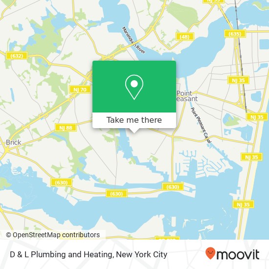 D & L Plumbing and Heating map