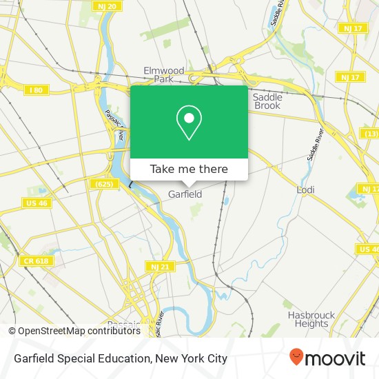 Garfield Special Education map