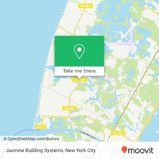 Jasmine Building Systems map