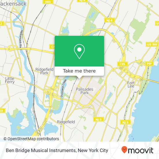 Ben Bridge Musical Instruments map