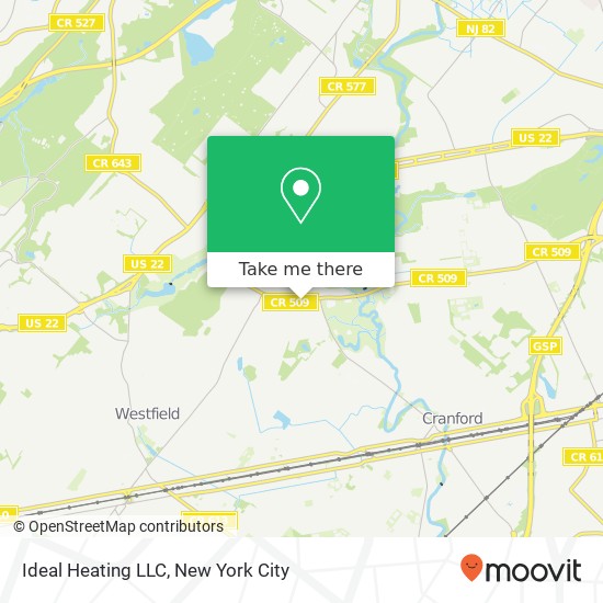 Mapa de Ideal Heating LLC