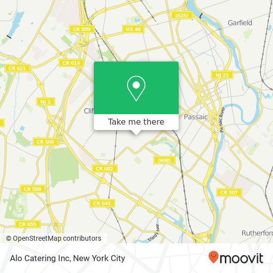 Alo Catering Inc map