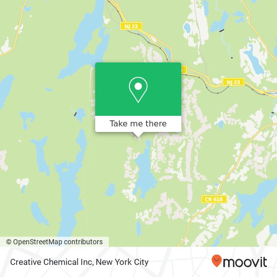 Creative Chemical Inc map