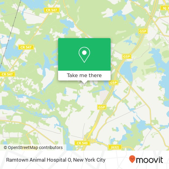 Mapa de Ramtown Animal Hospital O