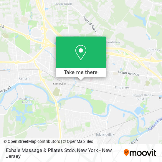 Mapa de Exhale Massage & Pilates Stdo