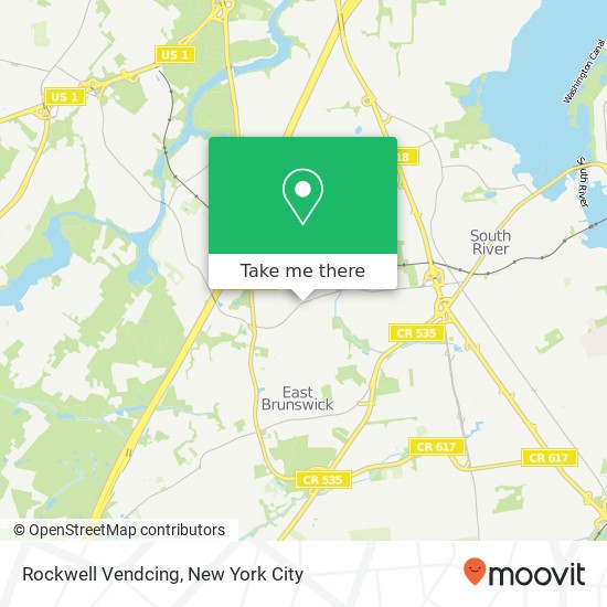 Rockwell Vendcing map