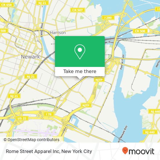 Rome Street Apparel Inc map