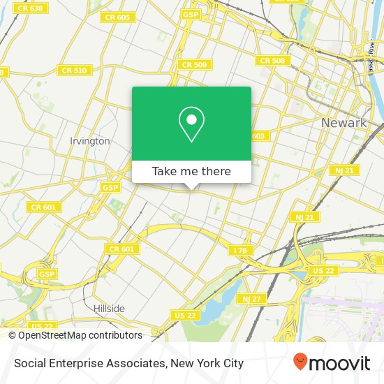 Social Enterprise Associates map