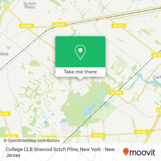 College CLB Snwood Sctch Plins map