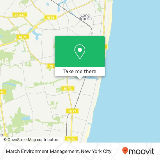 March Environment Management map