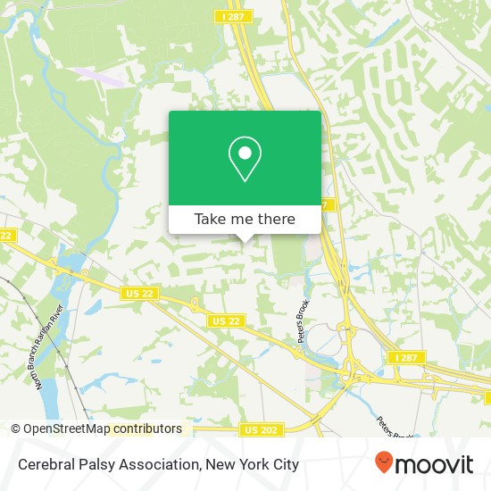 Cerebral Palsy Association map