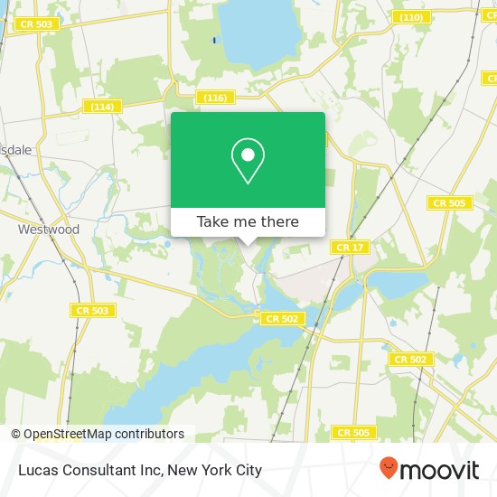 Lucas Consultant Inc map