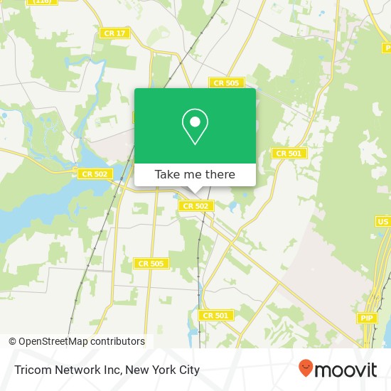 Tricom Network Inc map