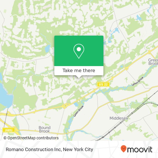Mapa de Romano Construction Inc
