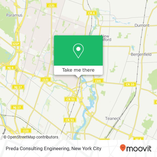 Mapa de Preda Consulting Engineering