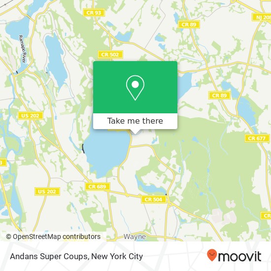 Andans Super Coups map