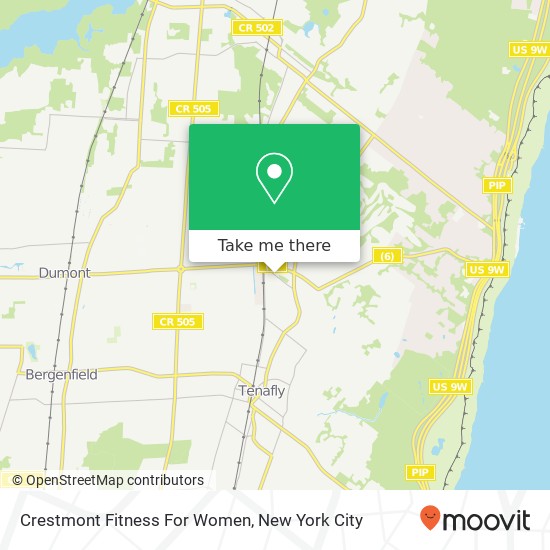 Mapa de Crestmont Fitness For Women