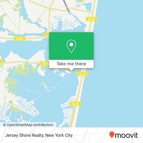 Mapa de Jersey Shore Realty
