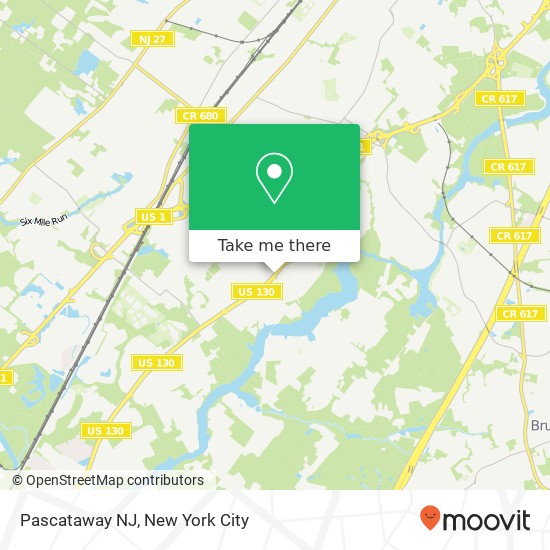 Pascataway NJ map