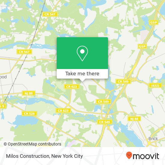 Milos Construction map