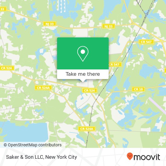 Saker & Son LLC map