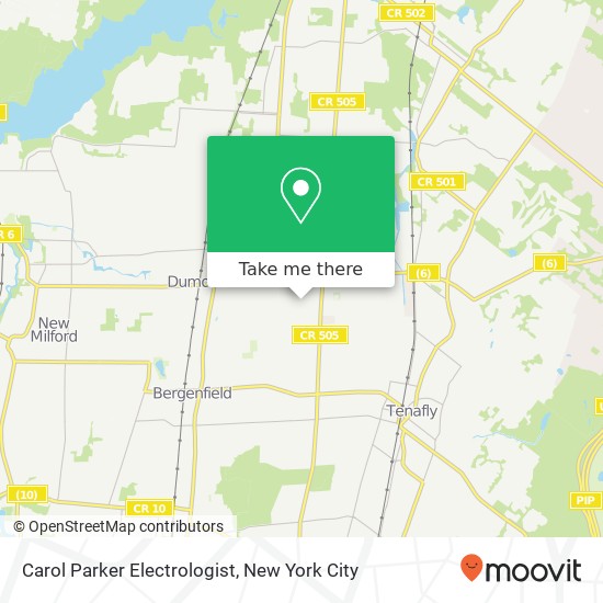 Carol Parker Electrologist map