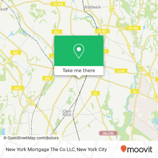 Mapa de New York Mortgage The Co LLC