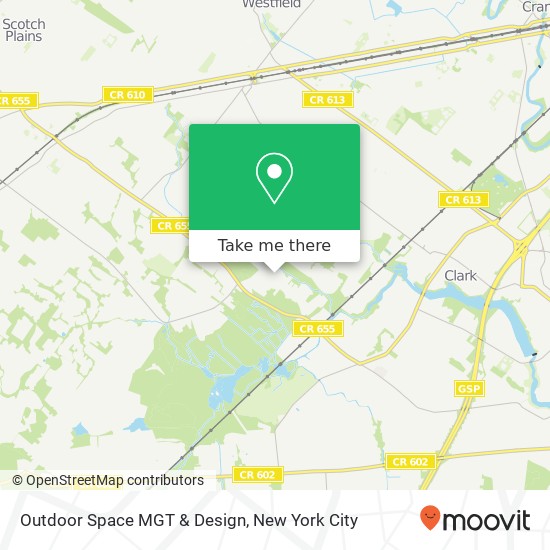 Mapa de Outdoor Space MGT & Design