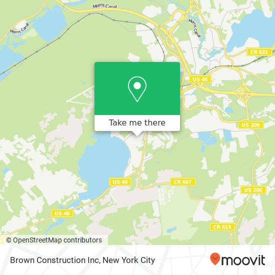 Mapa de Brown Construction Inc