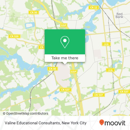 Valine Educational Consultants map