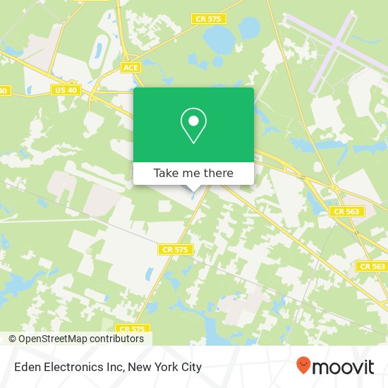 Mapa de Eden Electronics Inc