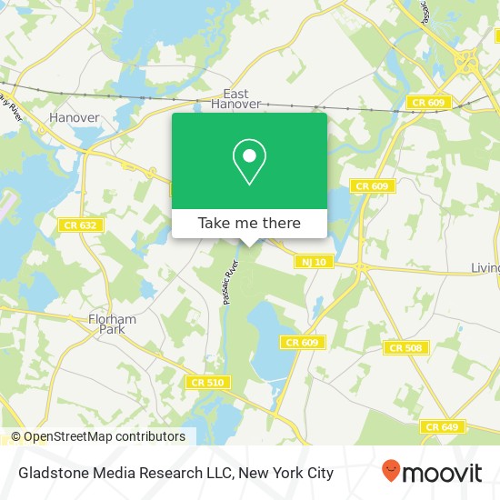 Gladstone Media Research LLC map