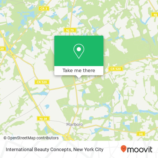 Mapa de International Beauty Concepts