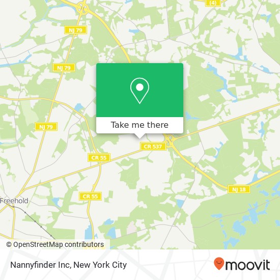 Nannyfinder Inc map